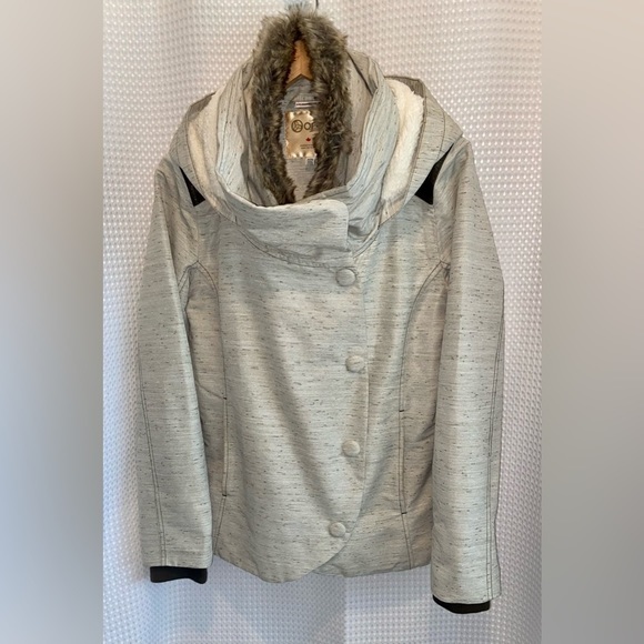 Woman Sölher winter boots white-beige faux fur side zipper lace-up size 7.5 (38) - Picture 16 of 16